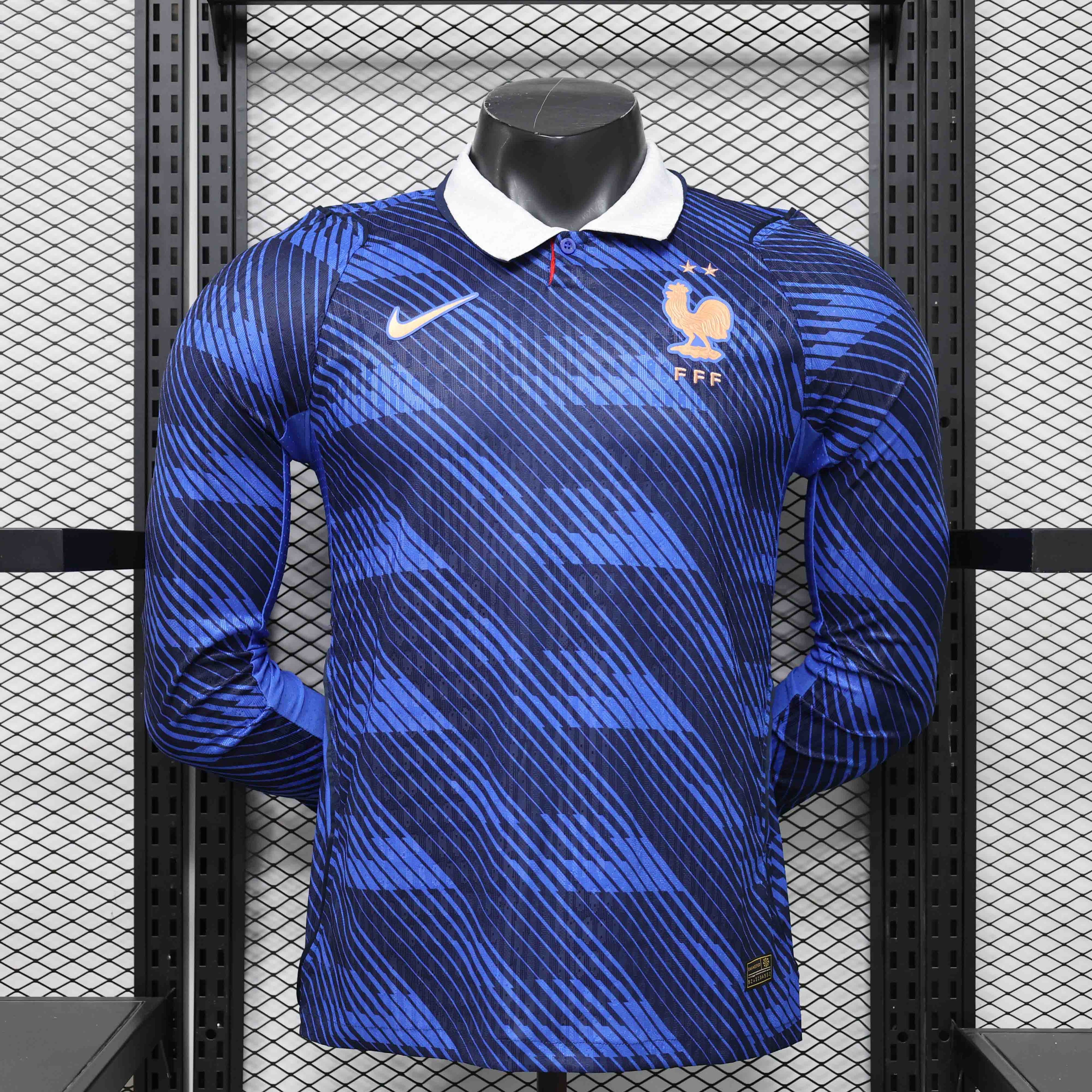 Maillot France Manches Longues Coupe du Monde 2026 Domicile – Player Version