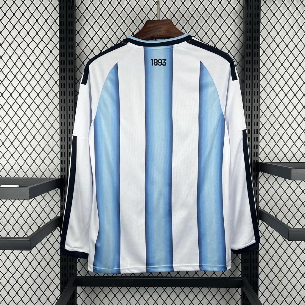 Maillot Argentine Manches Longues Coupe du Monde 2026 – Domicile