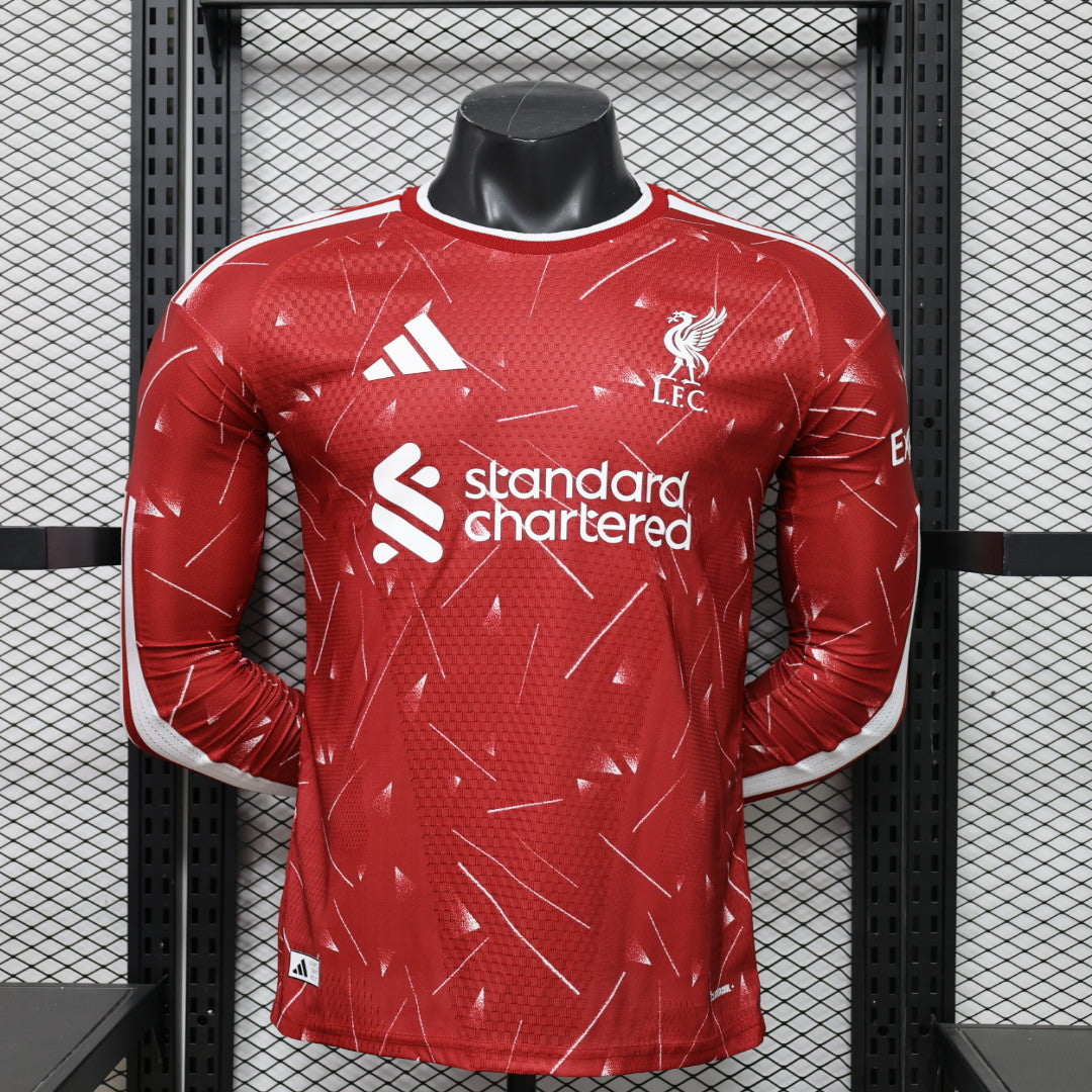 Maillot Liverpool Manches Longues 2026/27 Domicile – Player Version