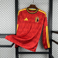 Maillot Belgique Manches Longues Coupe du Monde 2026 – Domicile