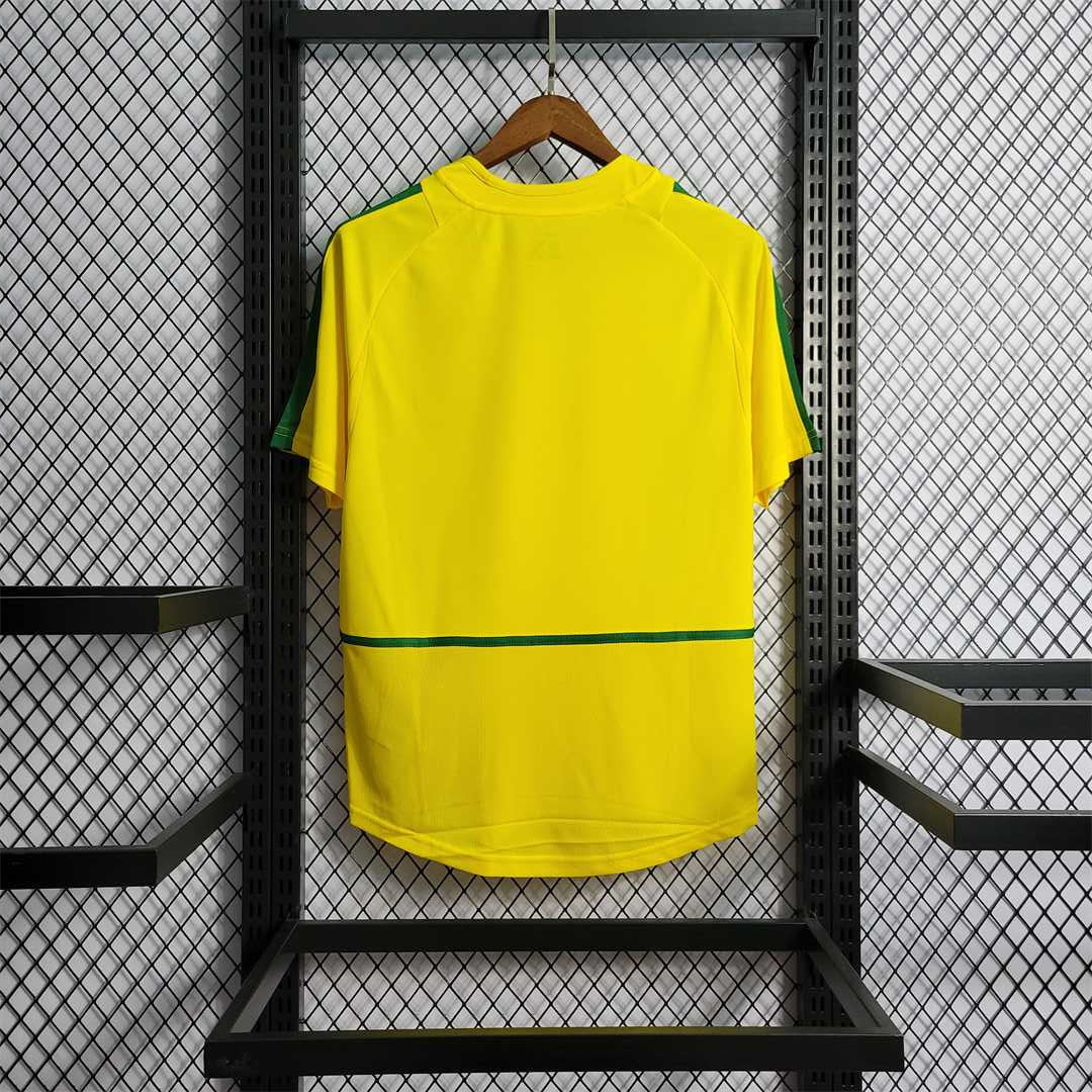 Brazil 2002 Retro Home Shirt