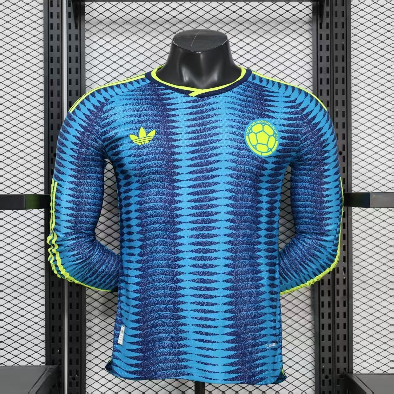 Maillot Colombie Manches Longues Coupe du Monde 2026 Extérieur – Player Version