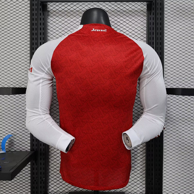 Maillot Arsenal Manches Longues 2025/26 Domicile – Player Version