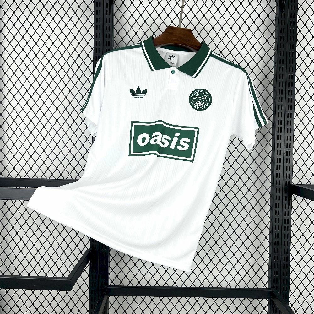 Maillot Blanc Vert Oasis Tour 2025/26