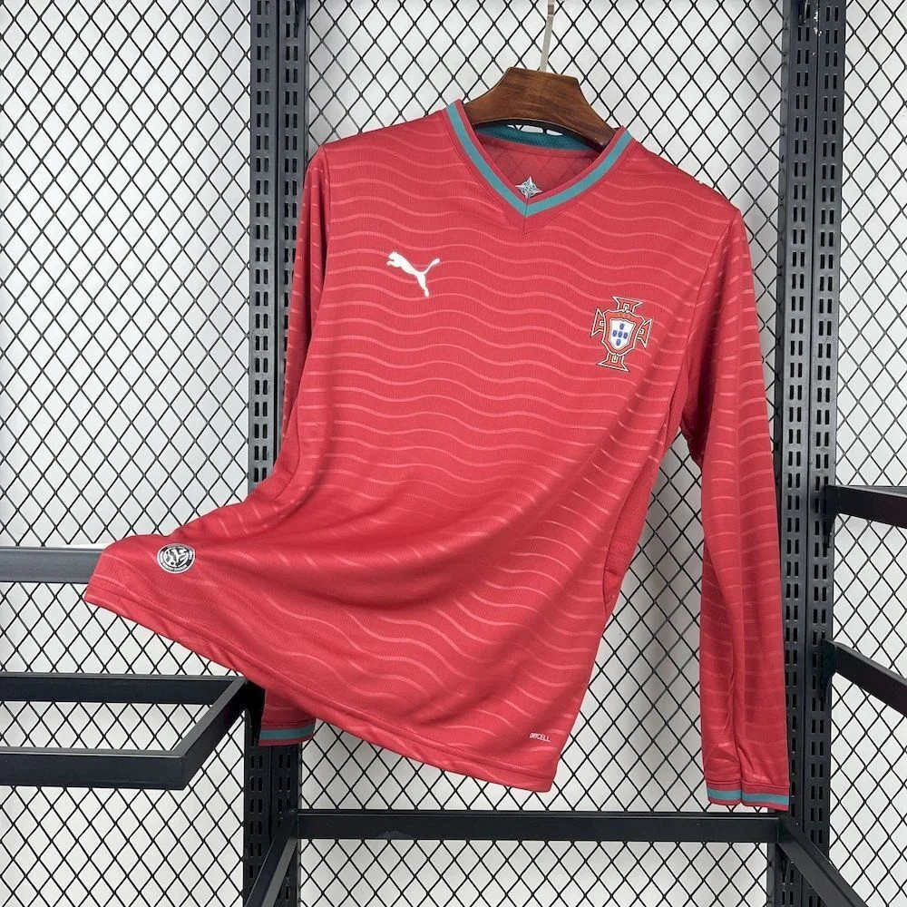 Maillot Portugal Manches Longues Coupe du Monde 2026 – Domicile
